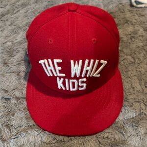 New Era Red and White Snapback Hat
